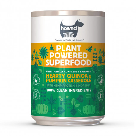 Plant based wet dog food by Hownd