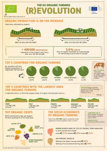 organic farming infographic